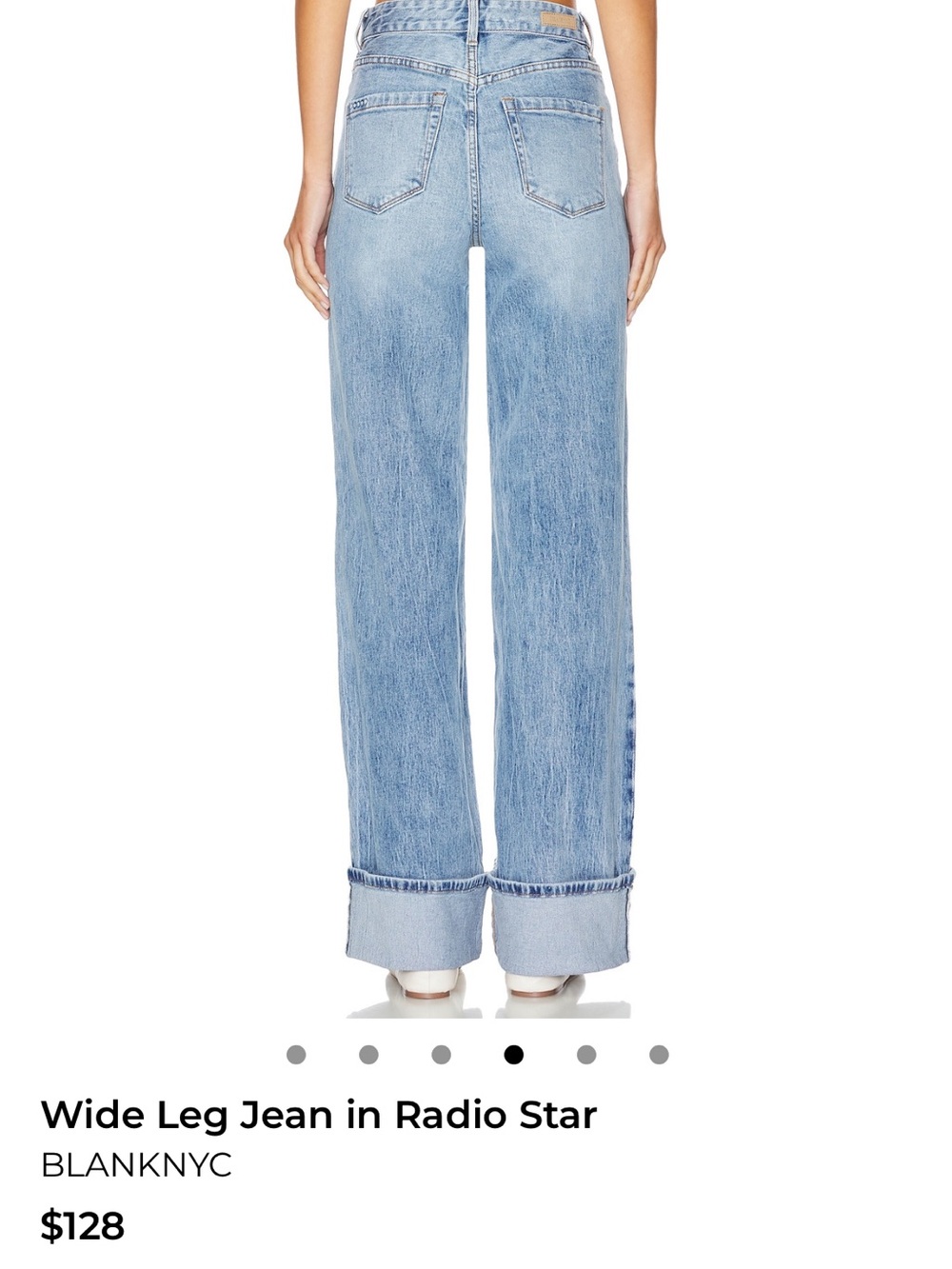 Blank NYC Radio Star Light Blue Wide-Leg Jeans